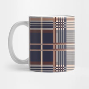 brown cross pattern Mug